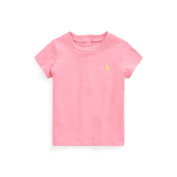 SS CN TEE-TOPS-KNIT, PINK, 3M