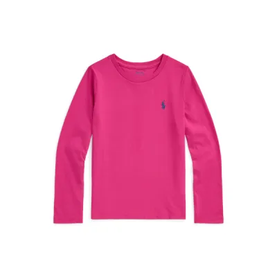 LS TEE-KNIT SHIRTS-T-SHIRT, PINK, 2