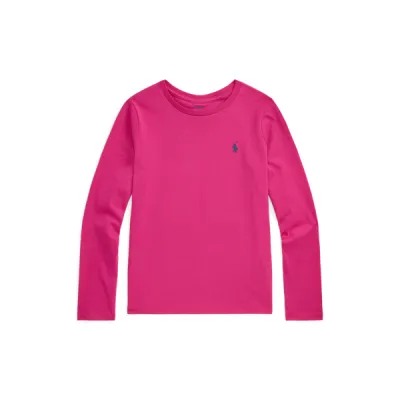 LS TEE-KNIT SHIRTS-T-SHIRT, PINK, L
