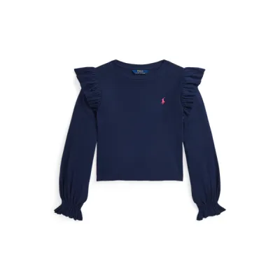LSMGRFFLTOP-KNIT SHIRTS-PULLOVER, BLUE, L