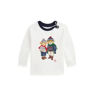 LS CN BEAR-KNIT SHIRTS-T-SHIRT, MULTICOLOR, 3M