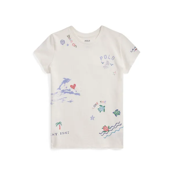 GRAPHICTEE-KNIT SHIRTS-T-SHIRT, WHITE, M