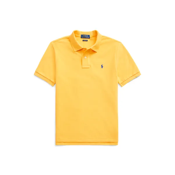 SML PP POLO-TOPS-KNIT, GOLD, XL