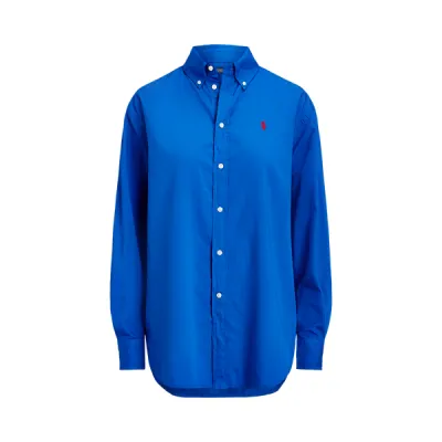 LS LIGH ST-LONG SLEEVE-BLOUSE, BLUE, L