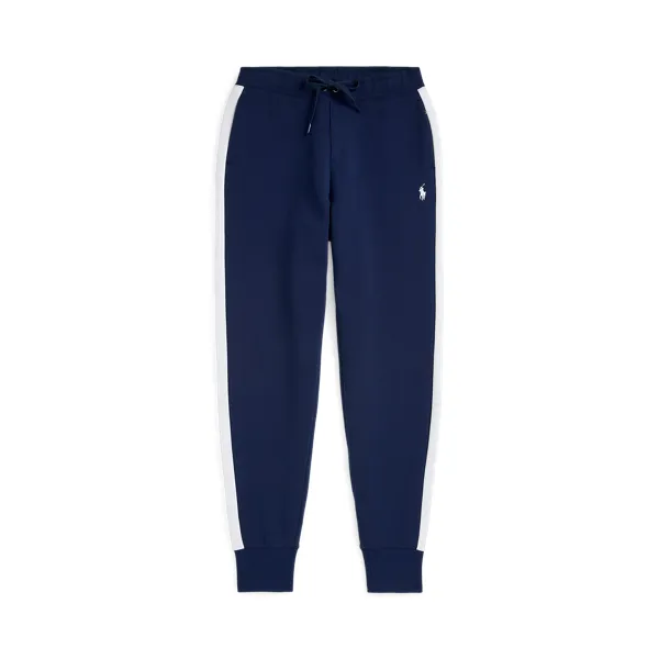 REC DBL KNIT PIQUE-BALL GIRL JOGGER, BLUE, L