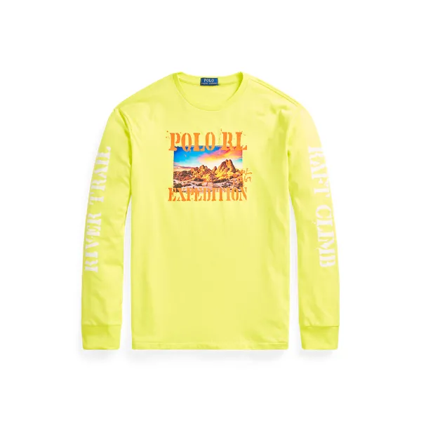 26/1 JERSEY-LSL-TSH, YELLOW, XL