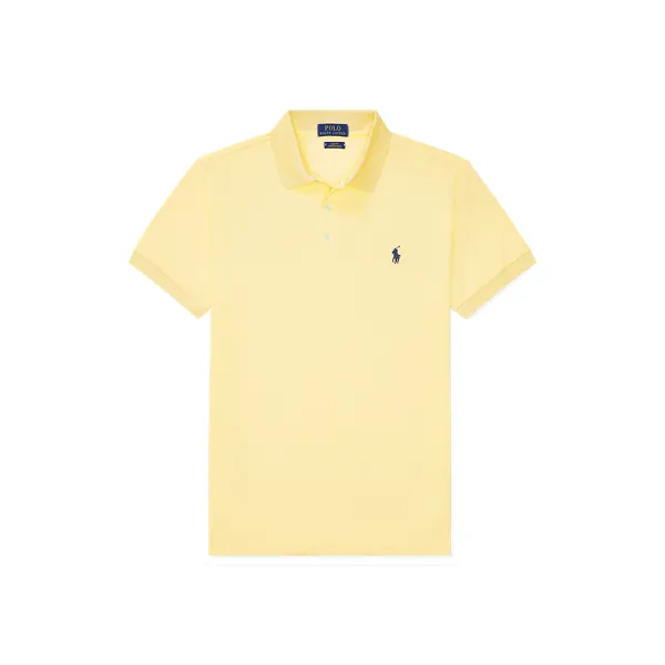 CLASSIC-SHORT SLEEVE-KNIT, YELLOW, S