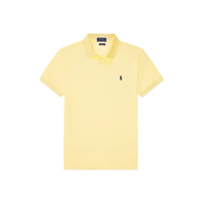 CLASSIC-SHORT SLEEVE-KNIT, YELLOW, S
