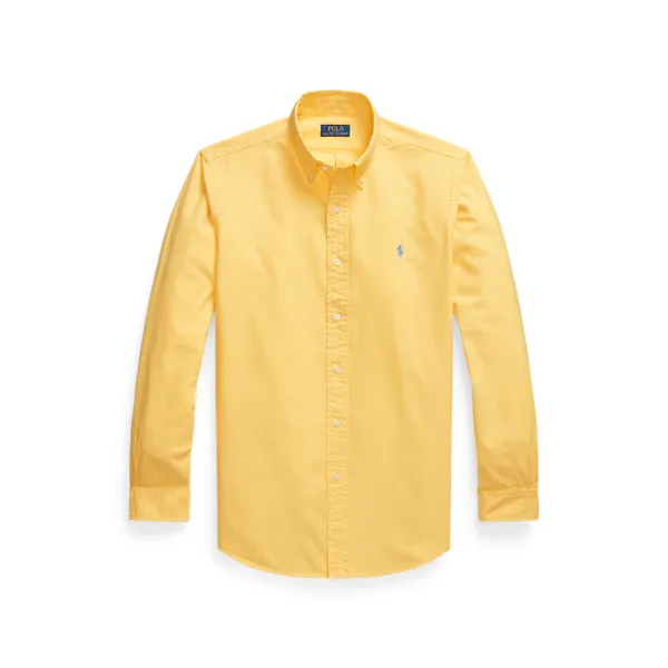 CUBDPPCS-LONG SLEEVE-SPORT SHIRT, YELLOW, S