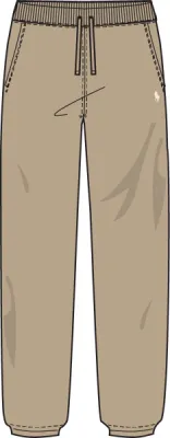 POPANTM5-ATHLETIC, BEIGE/NATURALS, L