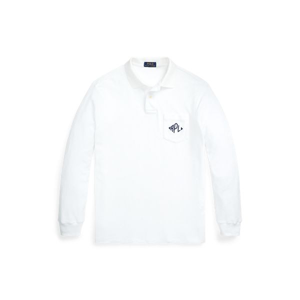 LT WT COTTON TERRY-LSL-PSH, WHITE, L