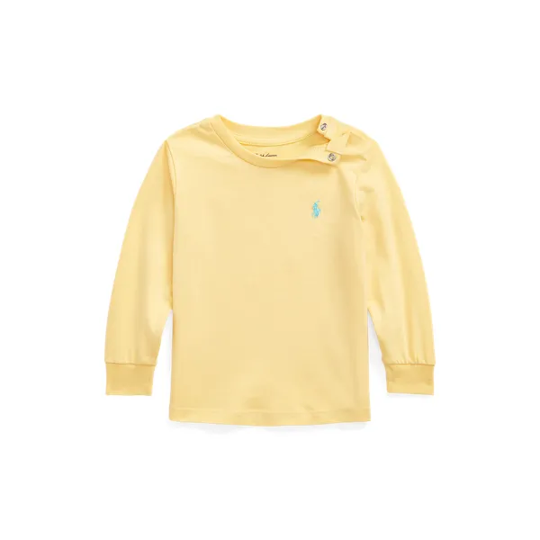 LS CN-KNIT SHIRTS-T-SHIRT, YELLOW, 3M