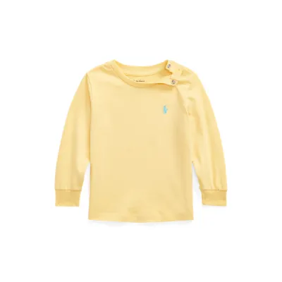 LS CN-KNIT SHIRTS-T-SHIRT, YELLOW, 3M