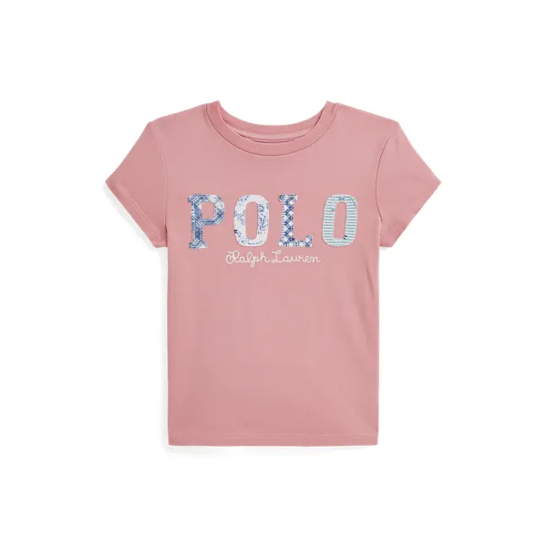 POLOGRPHTEE-KNIT SHIRTS-T-SHIRT, PINK, 3