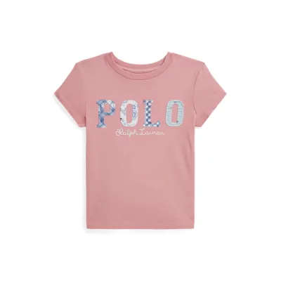 POLOGRPHTEE-KNIT SHIRTS-T-SHIRT, PINK, 3