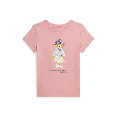 BEARSSCNTEE-KNIT SHIRTS-T-SHIRT, PINK, 2