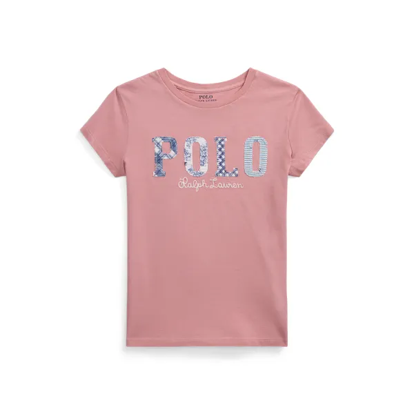 POLOGRPHTEE-KNIT SHIRTS-T-SHIRT, PINK, S