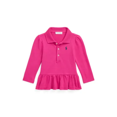 LSMESHPOLOTP-KNIT SHIRTS-POLO SHIRT, PINK, 24M