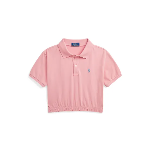 UPCYCLEPOLO-KNIT SHIRTS-POLO SHIRT, PINK, L