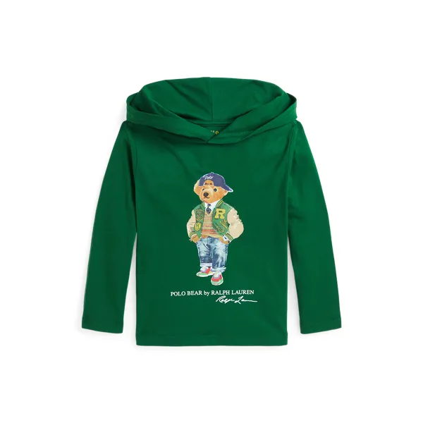 PO HOODY-KNIT SHIRTS-T-SHIRT, GREEN, 7