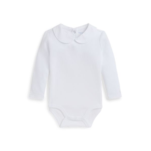 LS BODYSUIT-ONE PIECE-BODYSUIT, WHITE, 6M