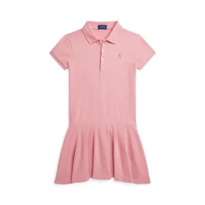 POLODRESS-DRESSES-DAY DRESS, PINK, L