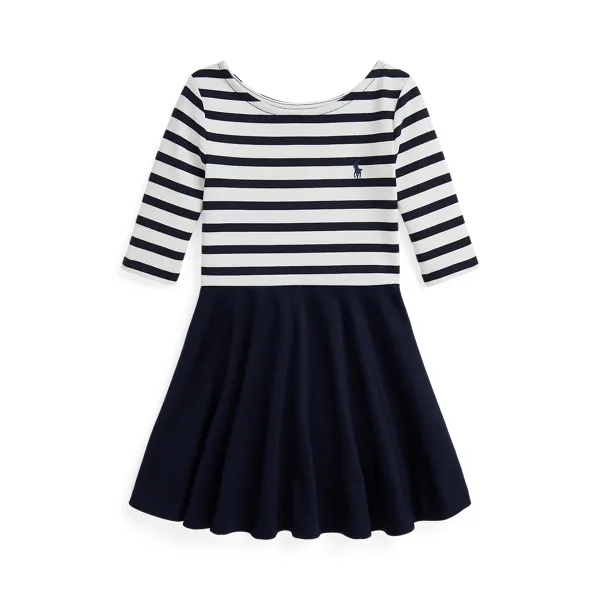 STRPDLSDRSS-DRESSES-DAY DRESS, WHITE, 6X