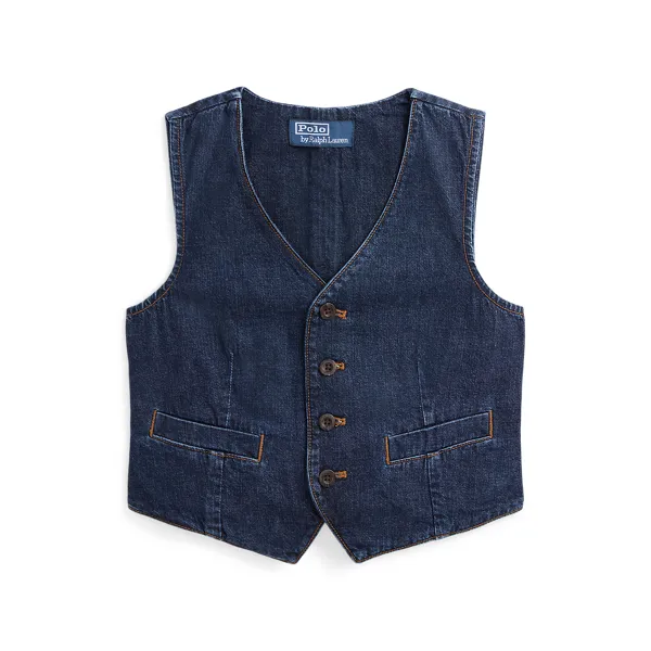 VEST-OUTERWEAR-VEST, BLUE, L