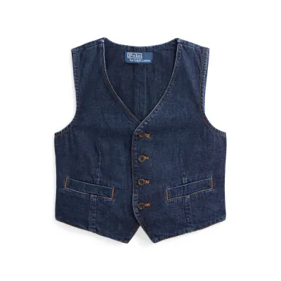 VEST-OUTERWEAR-VEST, BLUE, L