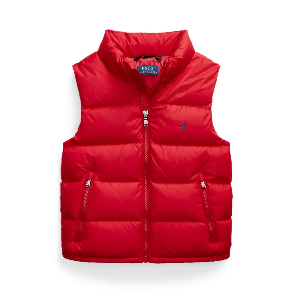 RECYCLED NYLON-EL CAP VEST-OW-VST, RED, 3