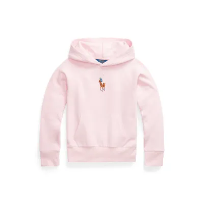 LW MAGIC FLEECE-LS HOOD-KN-SWS, PINK, S