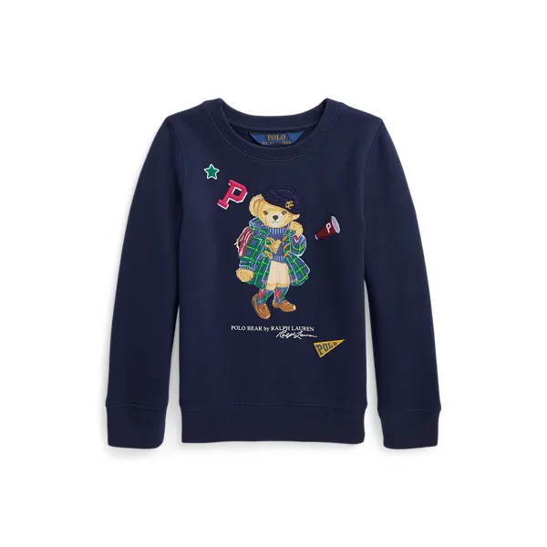 BEARCNFLEECE-KNIT SHIRTS-SWEATSHIRT, BLUE, 2