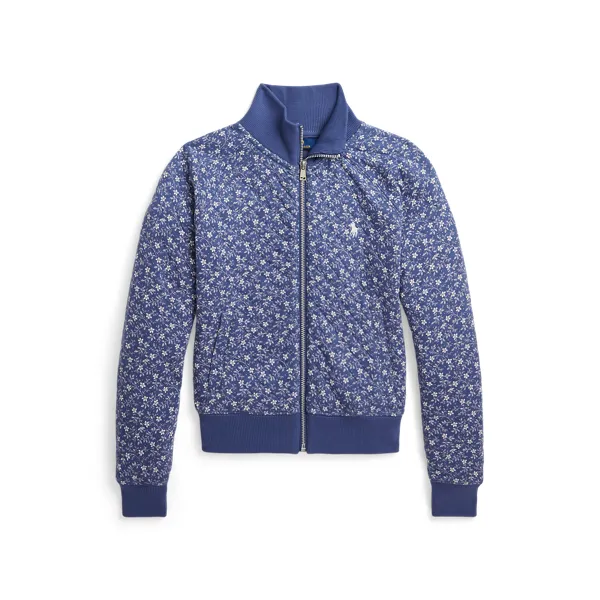 FZQUILTDFLC-KNIT SHIRTS-SWEATSHIRT, BLUE, L