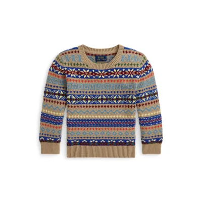 LS CN FAIRLE-SWEATER-PULLOVER, BEIGE/NATURALS, 6