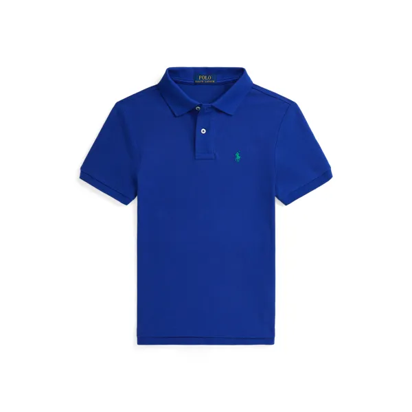 SLIM POLO-TOPS-KNIT, BLUE, XL
