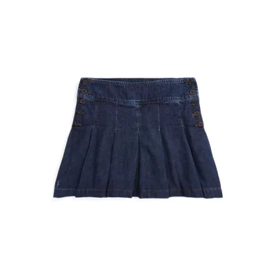 PLTED SKRT-SKIRT-A LINE, BLUE, 16