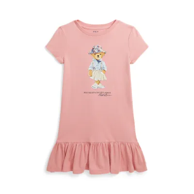 BEARFLNCDRSS-DRESSES-DAY DRESS, PINK, 6X