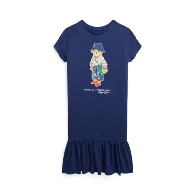 SS BEAR DRES-DRESSES-DAY DRESS, BLUE, S