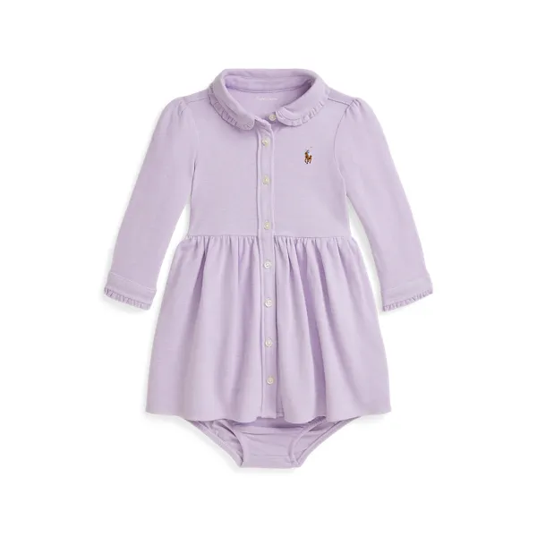 SOLID DRESS-DRESSES-DAY DRESS, PURPLE, 24M