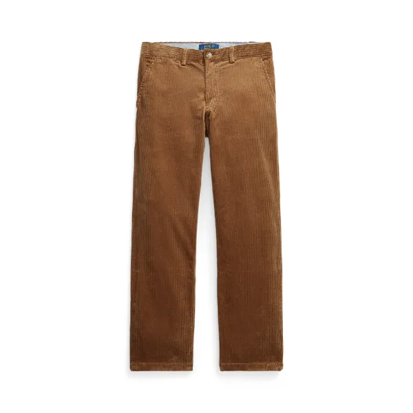 BEDFORD PANT-PANTS-FLAT FRONT, BROWN, 16
