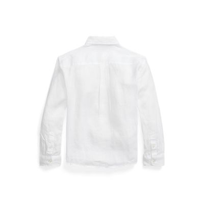 LINEN-LISMORE SHRT-SI-SPS, WHITE, 12