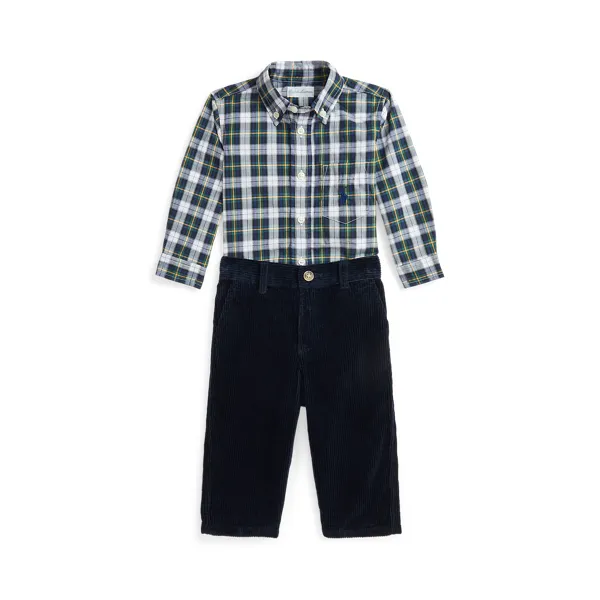 LS BD SET-SETS-PANT SET, MULTICOLOR, 3M