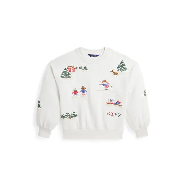 SMPLRCNPOFLC-KNIT SHIRTS-SWEATSHIRT, WHITE, M