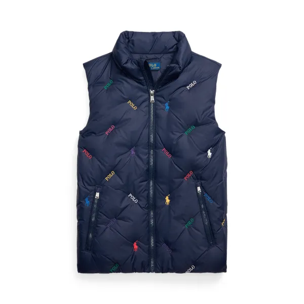 PERPETUAL NYLON-ALLOVER VEST-OW-VST, BLUE, S