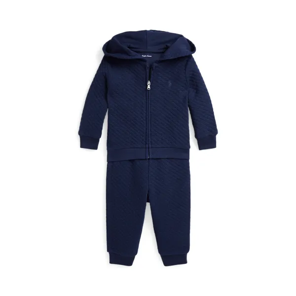 QUILT HK UP-SETS-PANT SET, BLUE, 12M