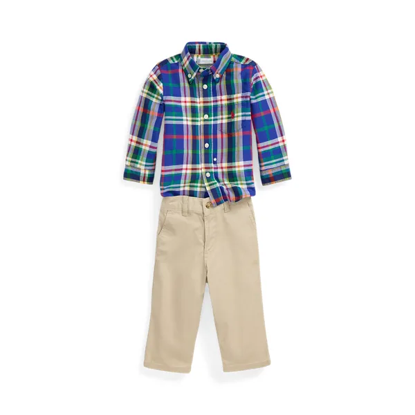 LS BD SET-SETS-PANT SET, MULTICOLOR, 3M