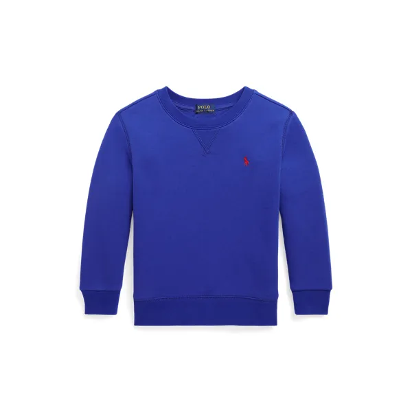 SEASONAL FLEECE-LS CN-TP-KNT, BLUE, 3