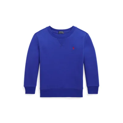 SEASONAL FLEECE-LS CN-TP-KNT, BLUE, 3