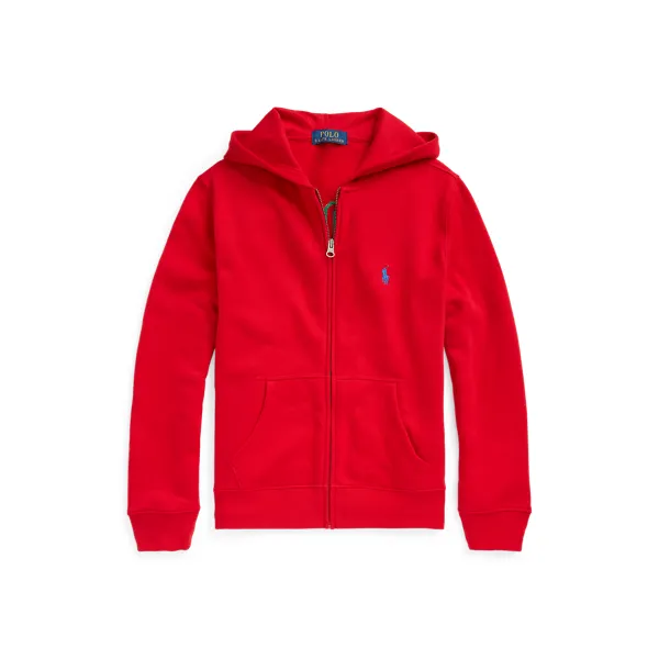 LT WT MAGIC FLEECE-LSFZHOODM6-KN-SWS, RED, XL