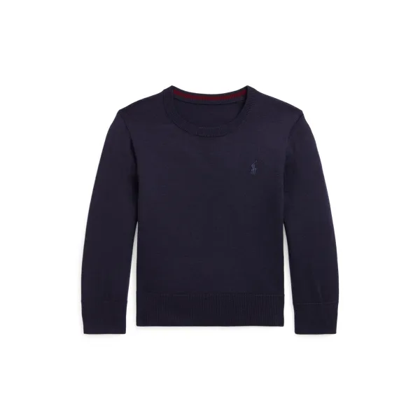LS CN-SWEATER-PULLOVER, BLUE, 3